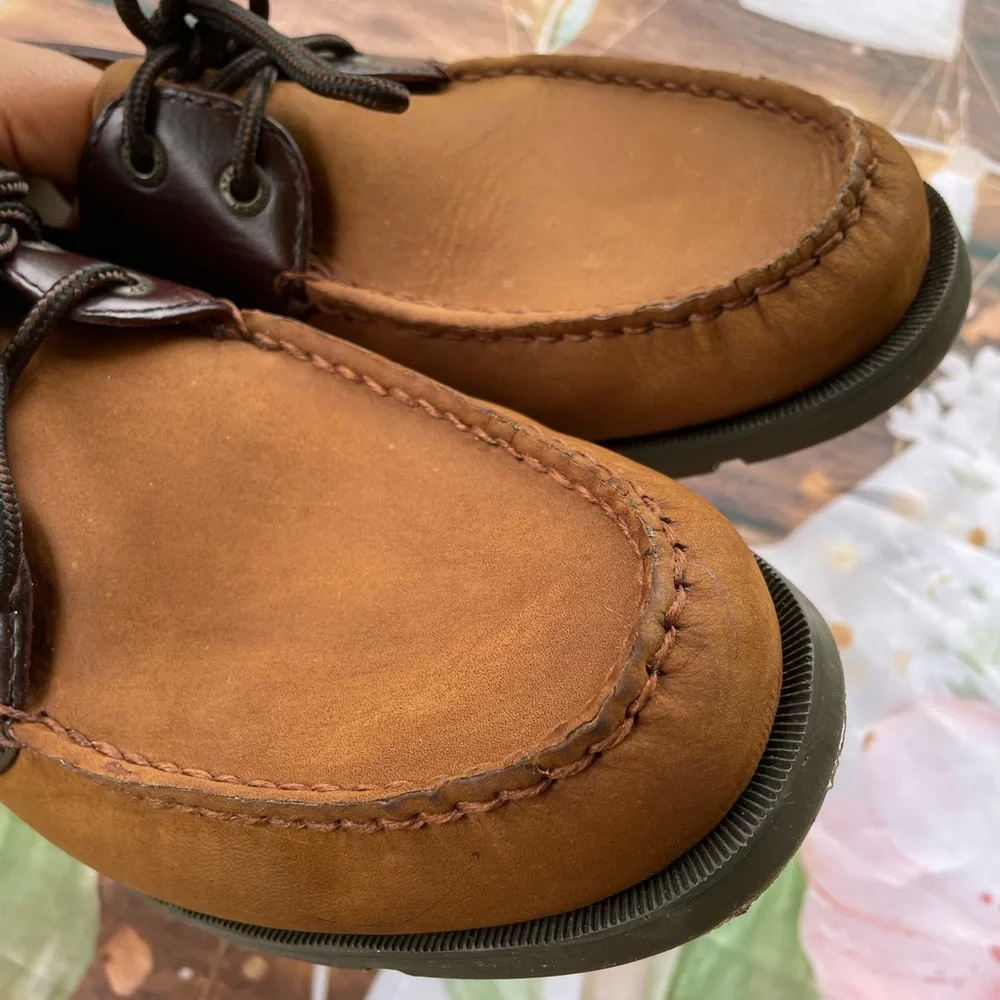 Sperry Brown Boat Shoes Classic Nautical Design